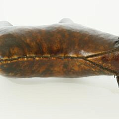 Valenti Spanish Leather Stuffed Donkey, Mid-Century