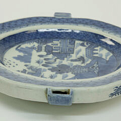 Canton Hot Water Plate, 19th Century