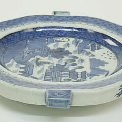 Canton Hot Water Plate, 19th Century