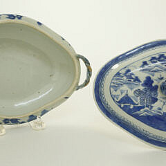 Canton Covered Vegetable Dish, 19th Century