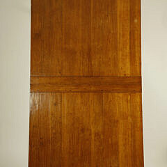 Hepplewhite Style Fruitwood Extension Dining Table with Breadboard Ends