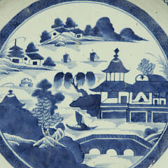 Canton Pie Plate, 19th Century