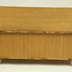 Bamboo Lift Top Blanket Box