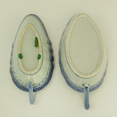 Two Canton Sauce Boats, 19th Century