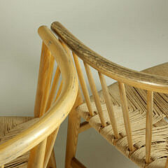 Two Vintage Hans Wegner PP-112 Chairs for PP Mobler Co., Denmark