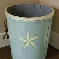 31-5090 Paint Decorated Wood Bucket A_MG_4365