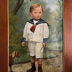 41601 Wilhelm Giessel Oil Young Boy A IMG_9813