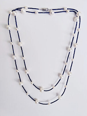 41680 Lapis and Pearl Necklace A IMG_9626