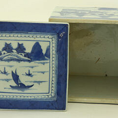 Canton Square Sugar Box, 19th Century