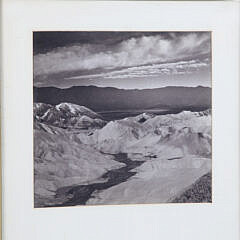 In The Manner of Ansel Adams Three Landscape Studies Photogravures in Sepia