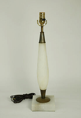 1819-54 Vintage Marble Column Lamp A IMG_5303