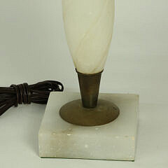 Vintage Italian Marble Column Lamp