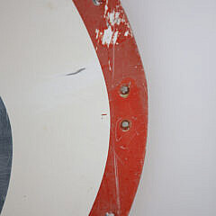 Vintage Sheet Metal Paint Decorated Trade Sign, “A Whale of a Truckline”