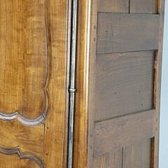 French Provincial Fruitwood Armoire, 19th Century