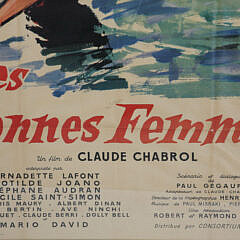 Original French Movie Poster “Les Bonnes Femmes” by Robert Raymond Hakim