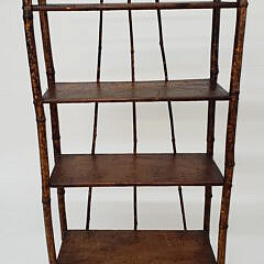 4-Tier Bamboo Sheet Music Stand Etagere, Vintage