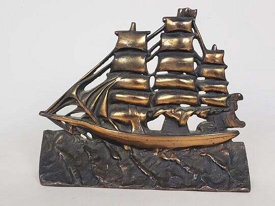 2690-955 Bronze Ship Doorstop A