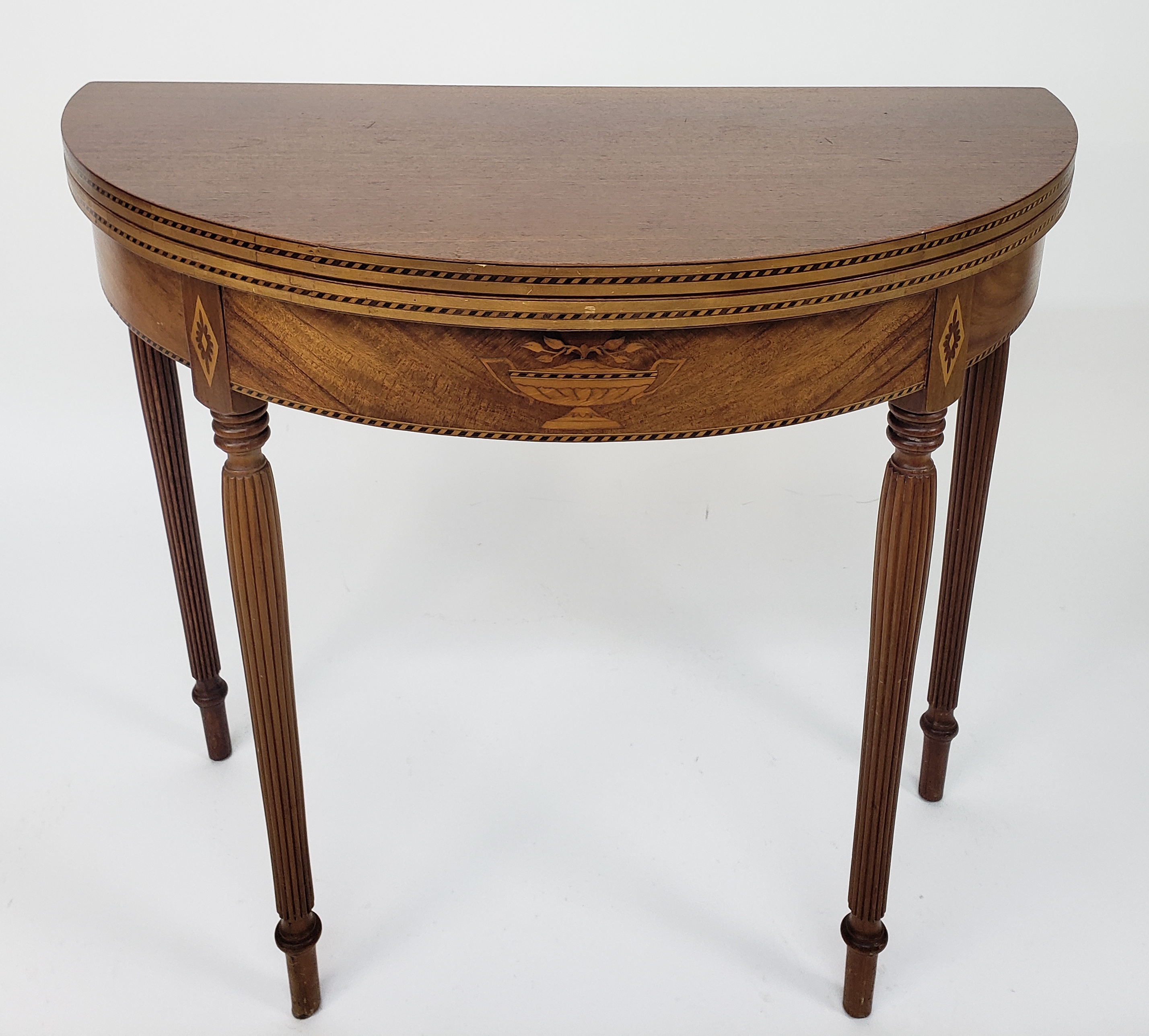 Paine Furniture Boston Inlaid Table Vintage Paine Furniture Co