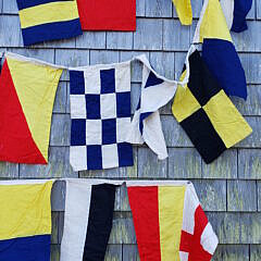 Set of Forty Decorative Nautical Signal Flags