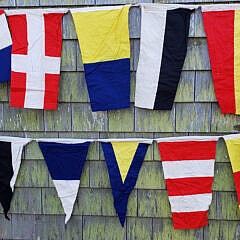 Set of Forty Decorative Nautical Signal Flags