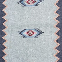 Vintage Tribal Wool Rug Runner Carpet