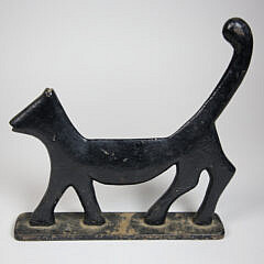 2716-955 Cast Iron Figural Cat Boot Scrape A_IMG_5509