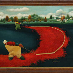 28-3574 Lowell Herrero Acrylic Cranberry Harvest A_IMG_7111