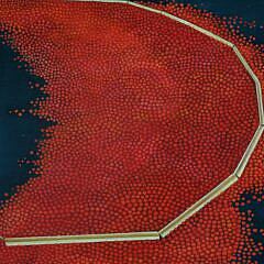 Lowell Herrero Acrylic on Canvas “Cranberry Harvest”