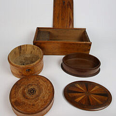 Group of Three Wooden Boxes