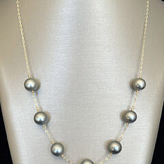 41655 Tahitian South Sea Pearl Tin Cup Necklace A IMG_0419