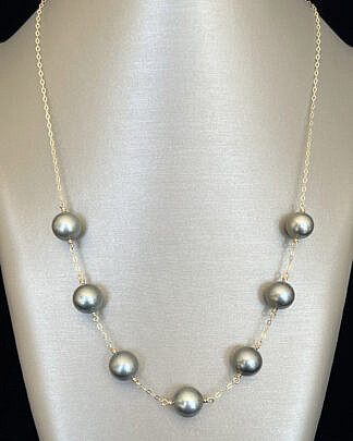 41655 Tahitian South Sea Pearl Tin Cup Necklace A IMG_0419