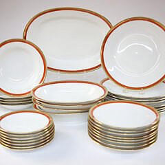 Richard Ginori “Palermo Red” Dinner Service