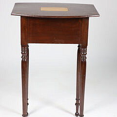 American Sheraton Bird’s Eye Maple Two Drawer Stand, 19th Century