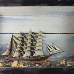 71-5035 Four Mast Clipper Ship Shadowbox A_IMG_7227 2