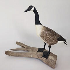 753-1865 Canada Goose Carving A