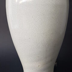 Antique Chinese Blanc De Chine Vase Mounted as a Lamp