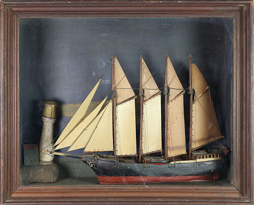 81-5035 Clipper Ship Shadow Box A_IMG_7256 2