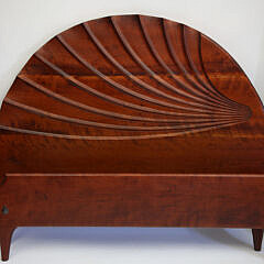 Stephen Swift Mahogany Queen Scallop Bed