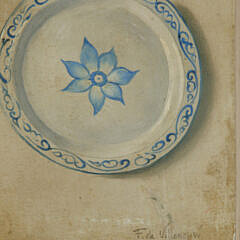 Pair of Fabrice De Villeneuve Trompe L’Oeil Prints of Delft China