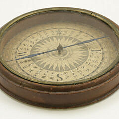 John Addison, London, Mahogany Cased Compass, 19th Century