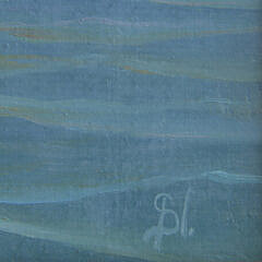 George Nemethy Oil on Artist Board “Sailing Side by Side”