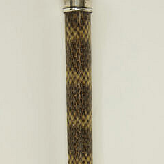 11-5104 Silver Snakeskin Walking Stick A_IMG_8929