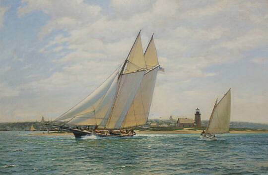 2-3910 Anthony Blake Oil Nantucket in 1880 AA IMG_9187