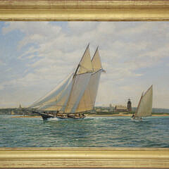 Anthony D. Blake Oil on Canvas “Nantucket in 1880”