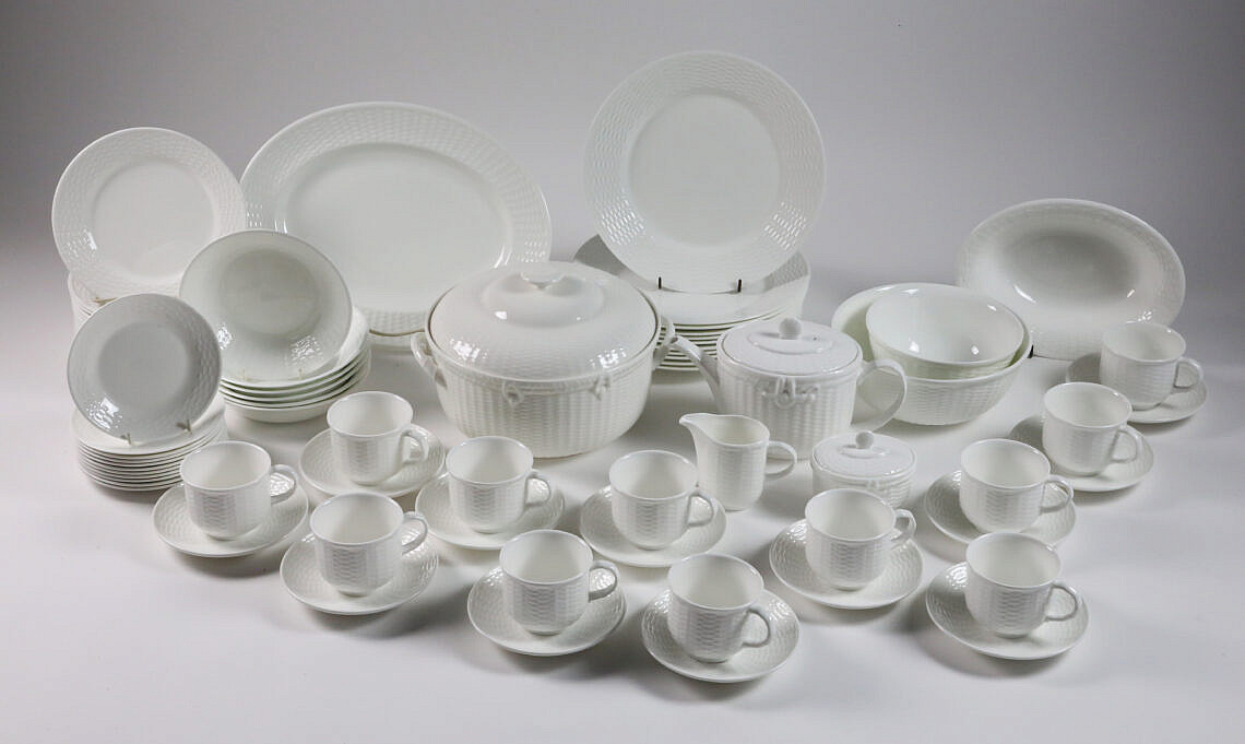 Davis Nantucket BasketWeave Fine Bone China by Wedgwood