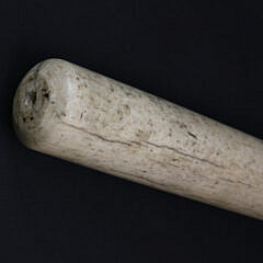 Whaleman Made Turned Whalebone Billy Club, 19th Century