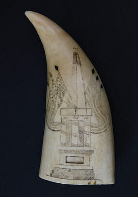 23-1761 Scrimshaw Monument Whale Tooth A IMG_9862