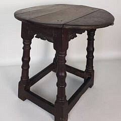 2753-955 Drop Leaf Joint Stool A