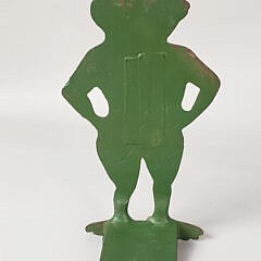 Antique Cast Iron Figural Frog Doorstop, circa 1920