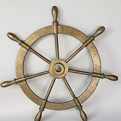 2831-955 Brass Ships Wheel A